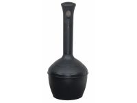 4 Gallon - Upscale Design - Black - Cigarette Disposal Receptacle - Outdoor Ashtray