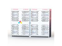 36 Propane Tanks (20 LB) - Outdoor - Vertical Storage - 2 Compartments, 2 Doors - Laser Cut Aluminum - Gas Cylinder Cage