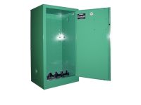 12 Cylinders - Oxygen & Medical Gases (D,E Tanks) - Manual Close - Cylinder Storage Cabinet