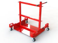 6 Propane (33-43lb) or 8 High Pressure Gas Tanks - Forkliftable - Low Profile Floor - Gas Cylinder Cart