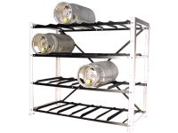 16 Propane Tanks (33 LB) - Horizontal Storage - Steel - Gas Cylinder Rack