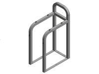 2 Cylinders - Basic - Gas Cylinder Rack