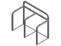 8 Cylinders - Basic - Gas Cylinder Rack