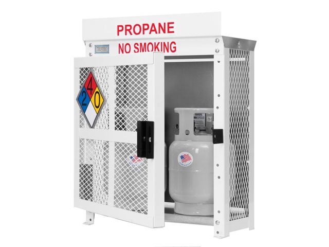 Propane Cage, 2 LP (20lb) or Buffer Tanks , CB02201SSAAM - USAsafety.com