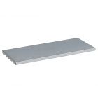 Steel Half-depth shelf for single 55 gallon vertical drum cabinets