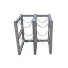4 Cylinders (2x2) - Stainless Steel - Barricade - Gas Cylinder Rack