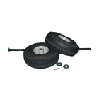 10.5 inch Pneumatic Wheels and axle set