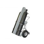 2 Cylinders - Firewall - Hoist Hook - Rear Casters - Heavy Duty - Welding Cart