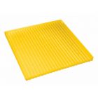 Shelf/Sump Polyethylene Tray - 4 gallon cabinets - Yellow