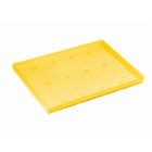 Shelf/Sump Polyethylene Tray - 12 & 15 gal Compac and 22 gal Slimline - Yellow