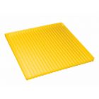 Shelf/Sump Polyethylene Tray - 60 gallon - Yellow
