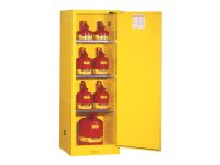 22 Gallons - Slimline - Self-Closing Door - Flammable Storage Cabinet
