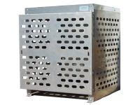 4 Propane Tanks (20 LB) - Outdoor - Vertical Storage - Laser Cut Aluminum - Gas Cylinder Cage