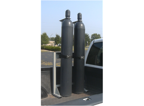 Gas cylinder rack for transport